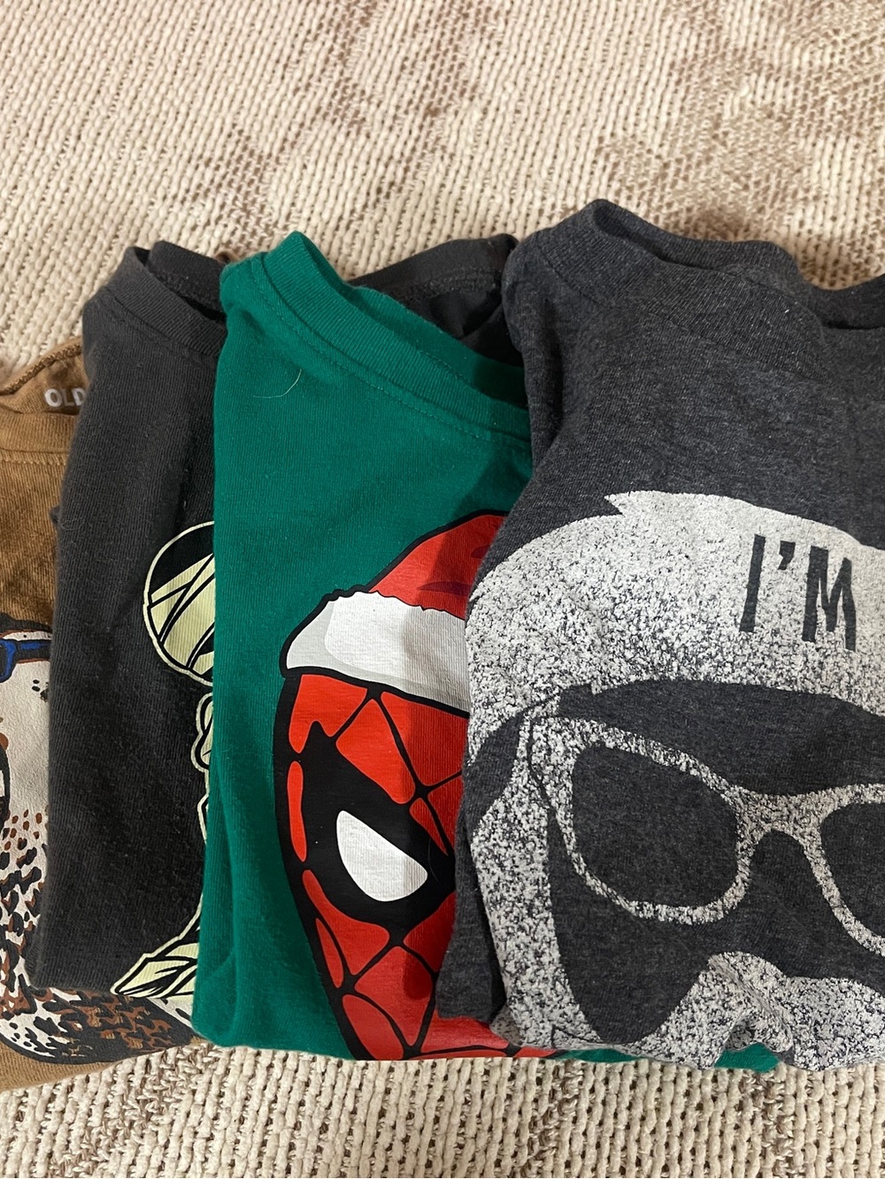 Boys Holiday Graphic Bundle- Old Navy, Marvel, Disney 5t 4t Spider-Man Halloween